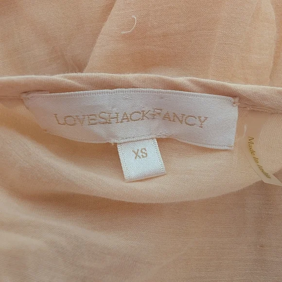 LoveShackFancy Ivoire Ruffle Mini Dress XS - Picture 10 of 11